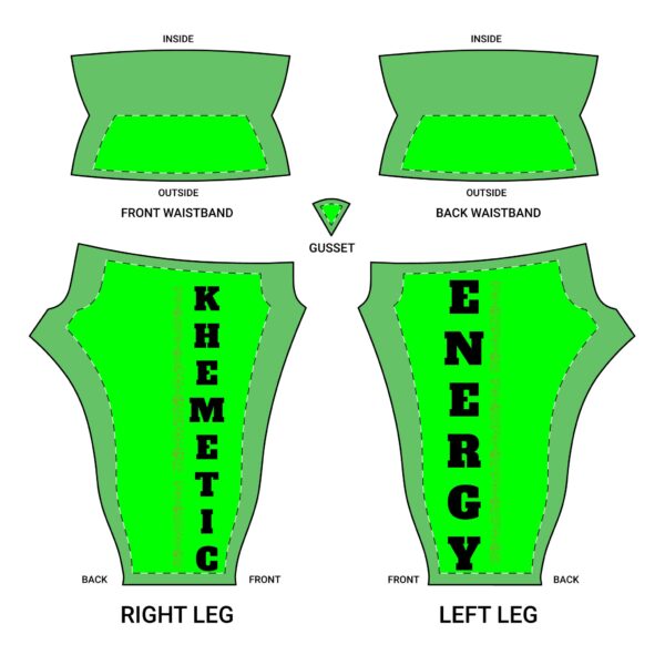 Yoga Leggings For Fitness or Freestyle (Lime Green)
