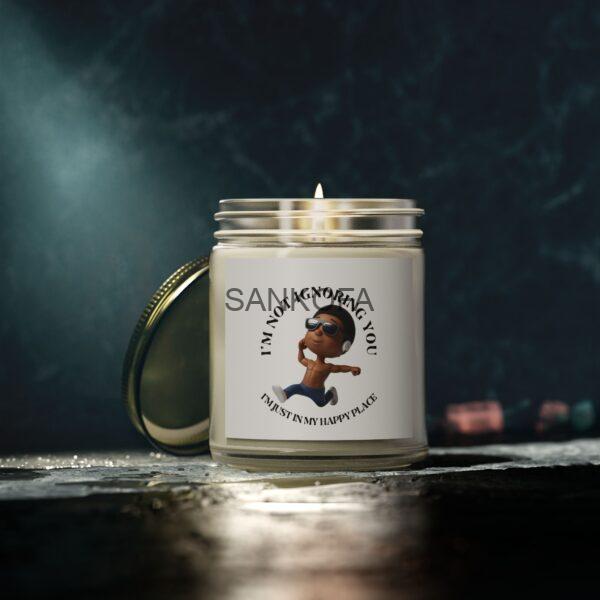 In My Happy Place (Brotha version) Scented Candles, Coconut Apricot Wax (4oz, 9oz) - Image 16