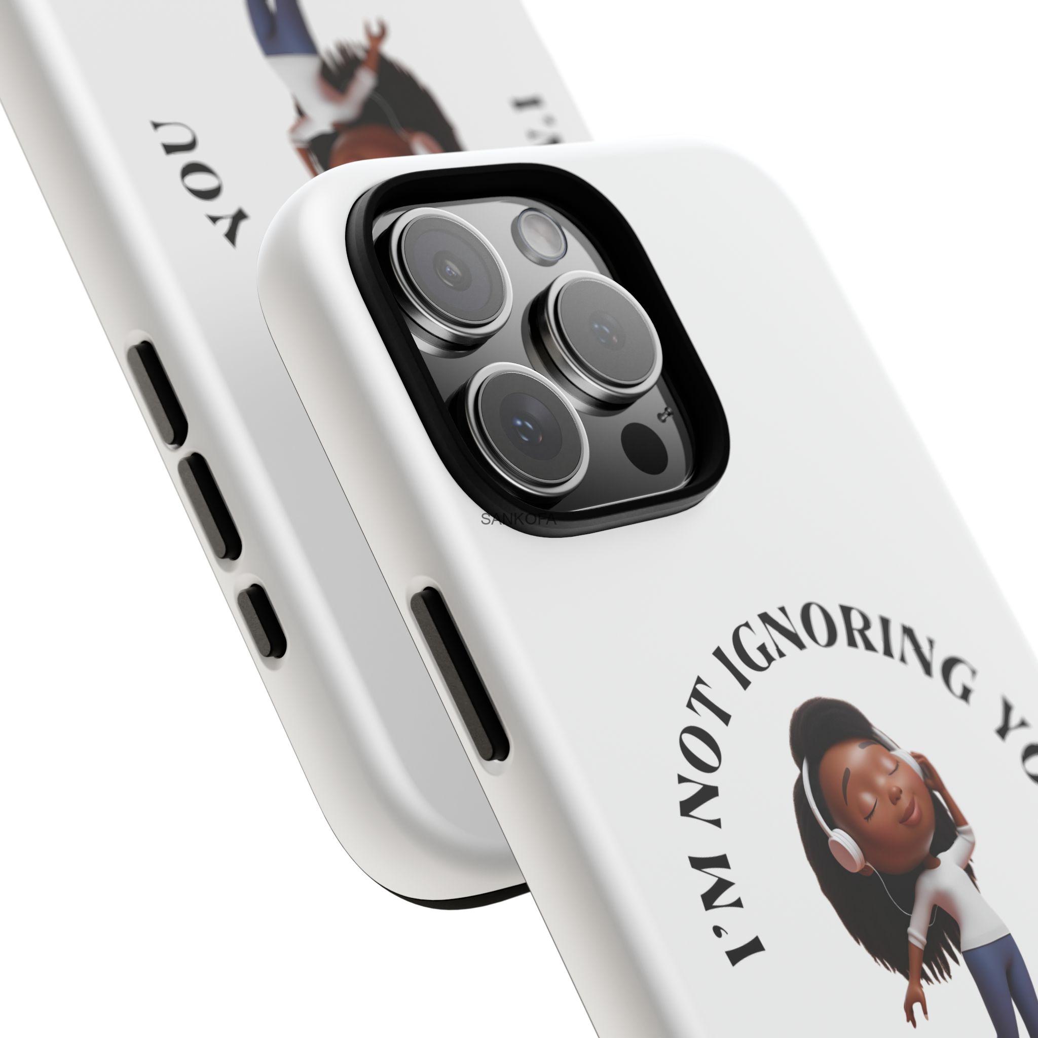 Happy Place Phone Case - 'I'm Not Ignoring You' Her - Image 168