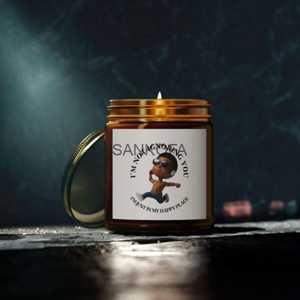 In My Happy Place (Brotha version) Scented Candles, Coconut Apricot Wax (4oz, 9oz) - Image 52