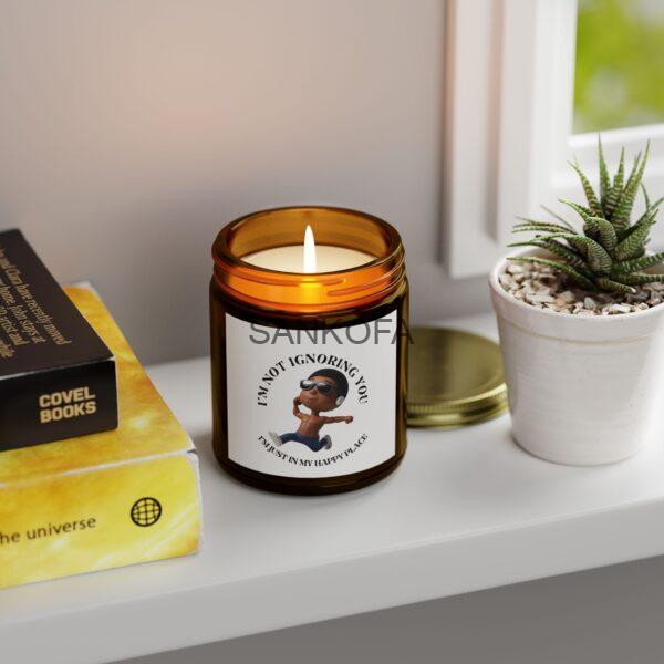 In My Happy Place (Brotha version) Scented Candles, Coconut Apricot Wax (4oz, 9oz) - Image 55
