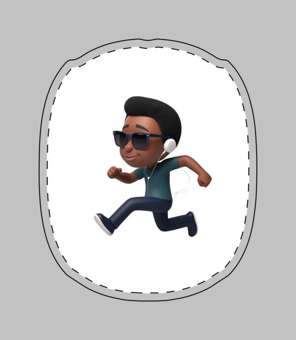 Dancing in my Mind (no text, him) AirPod Max Cases (AOP) - Image 2
