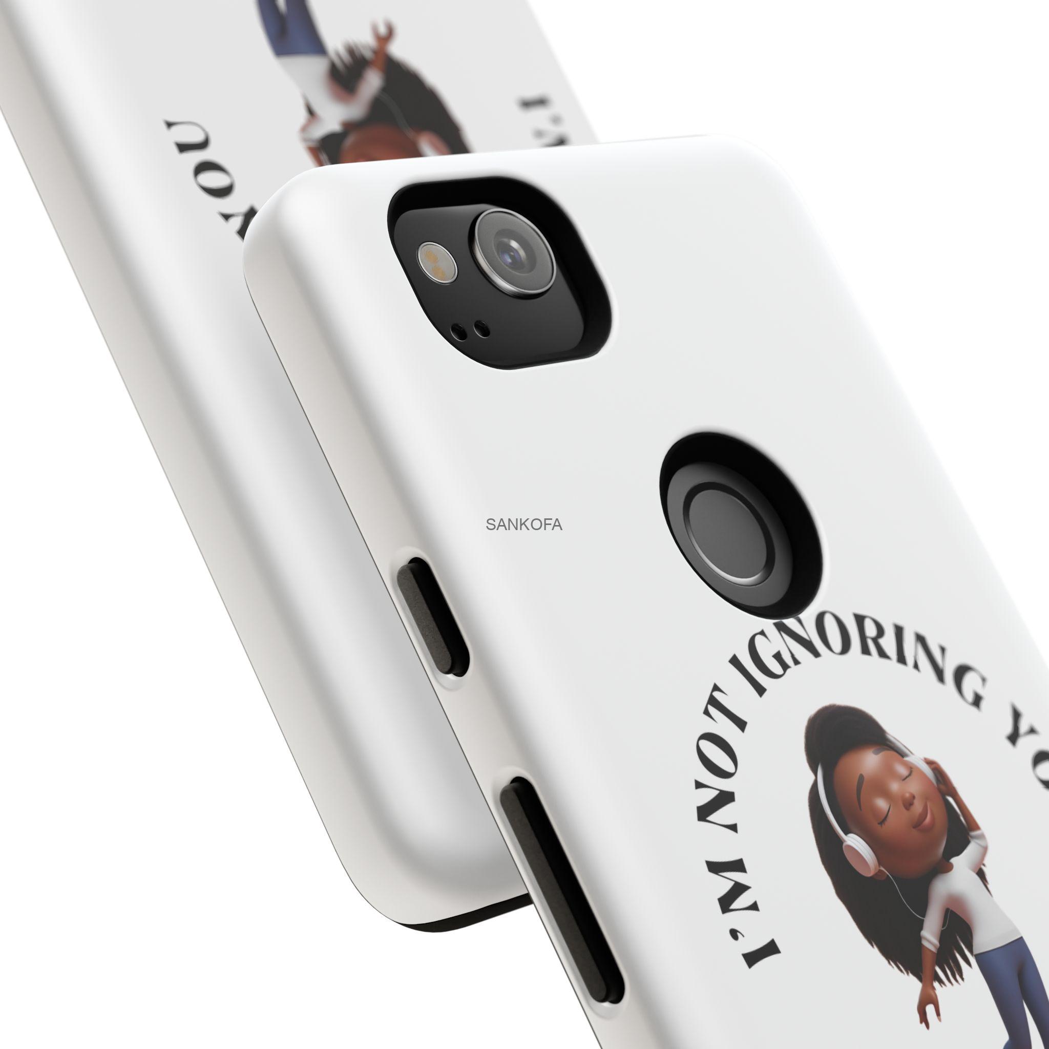 Happy Place Phone Case - 'I'm Not Ignoring You' Her - Image 193