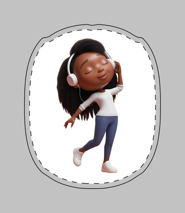 Dancing in my Mind (no text, her) AirPod Max Cases (AOP) - Image 3