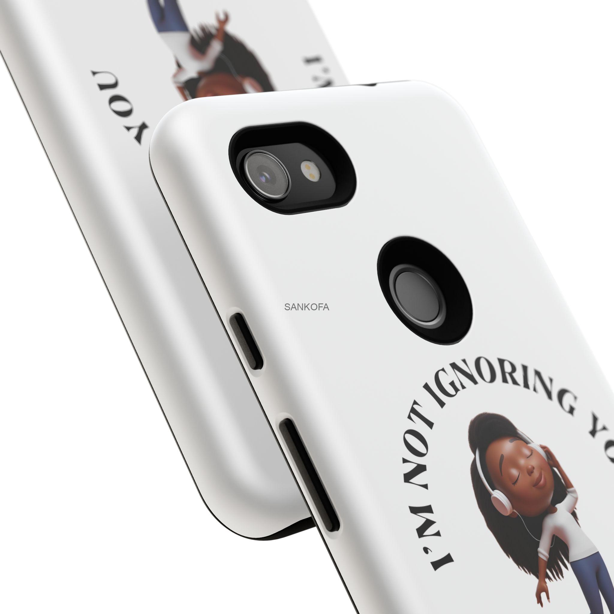 Happy Place Phone Case - 'I'm Not Ignoring You' Her - Image 223