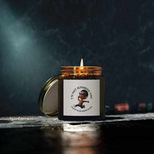 In My Happy Place (Brotha version) Scented Candles, Coconut Apricot Wax (4oz, 9oz) - Image 140