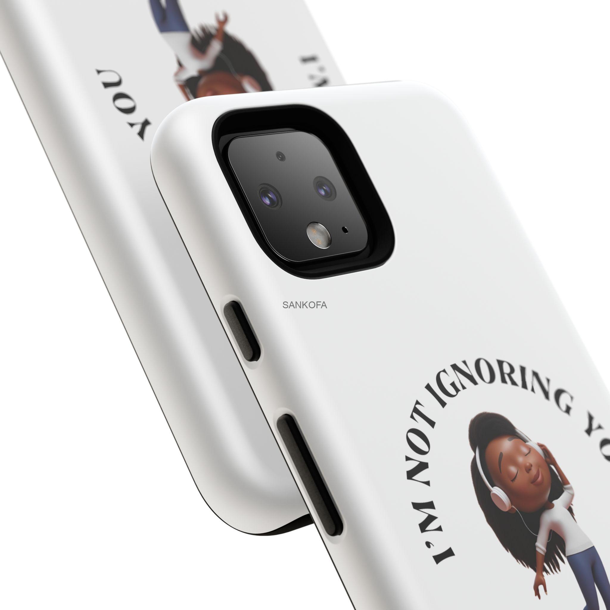 Happy Place Phone Case - 'I'm Not Ignoring You' Her - Image 229