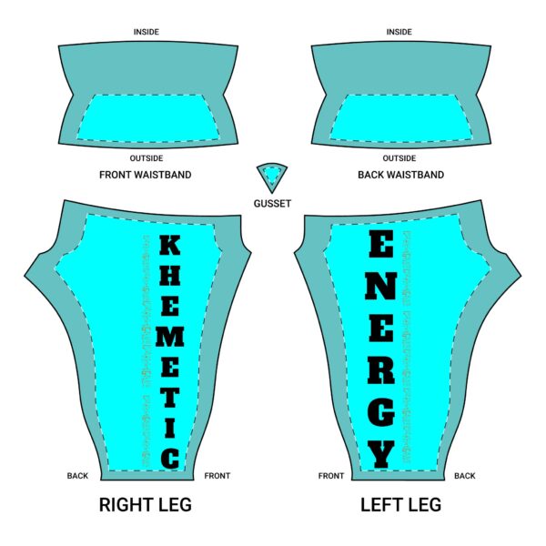 Yoga Leggings For Fitness or Freestyle (Aqua)