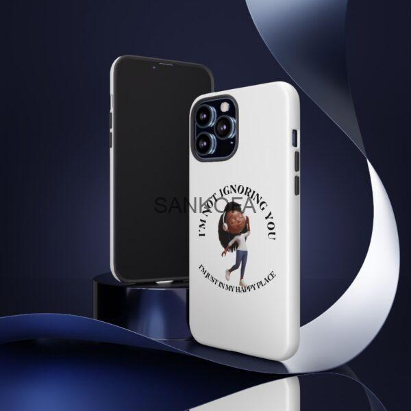 Happy Place Phone Case - 'I'm Not Ignoring You' Her - Image 42