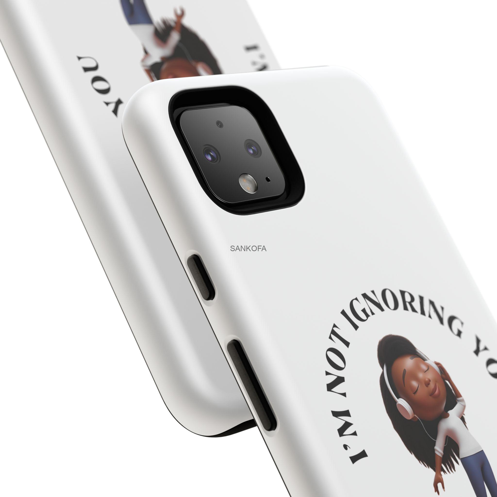 Happy Place Phone Case - 'I'm Not Ignoring You' Her - Image 235