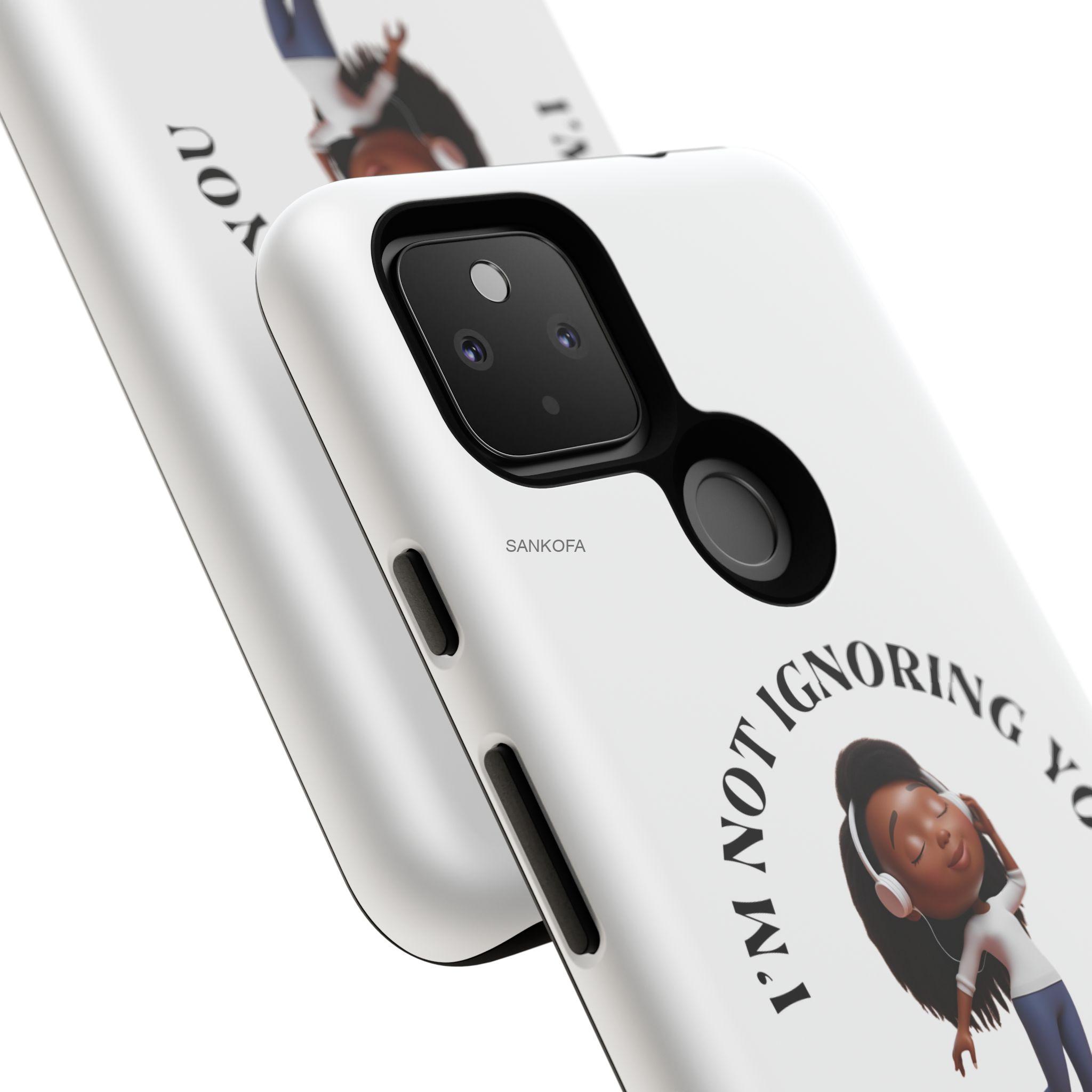 Happy Place Phone Case - 'I'm Not Ignoring You' Her - Image 437