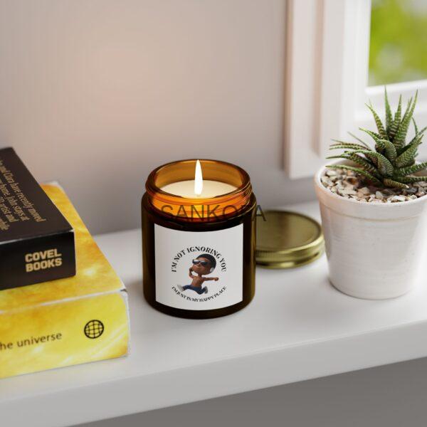 In My Happy Place (Brotha version) Scented Candles, Coconut Apricot Wax (4oz, 9oz) - Image 123