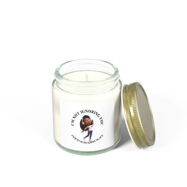 In My Happy Place (Sista version) Scented Candles, Coconut Apricot Wax (4oz, 9oz) - Image 2