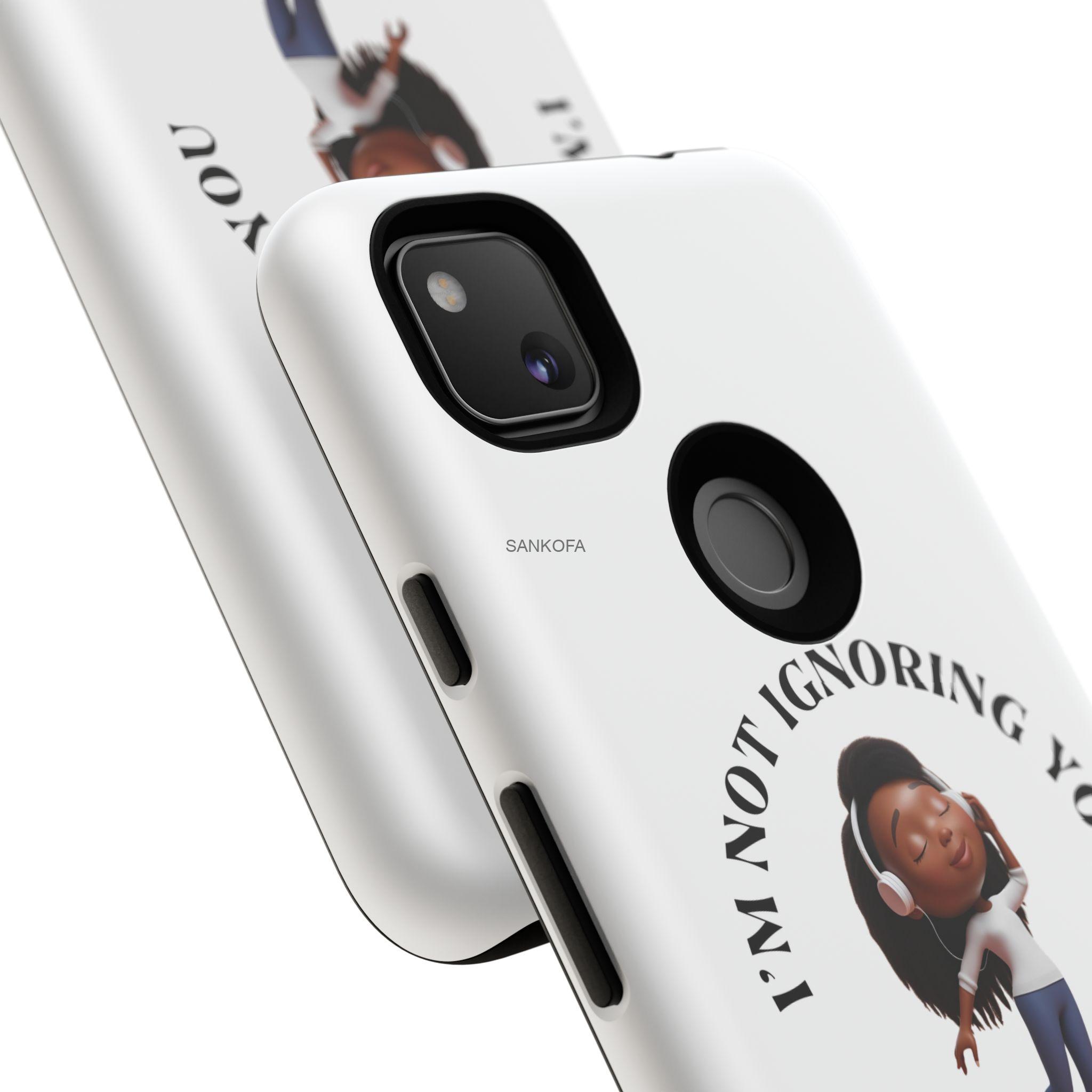 Happy Place Phone Case - 'I'm Not Ignoring You' Her - Image 241