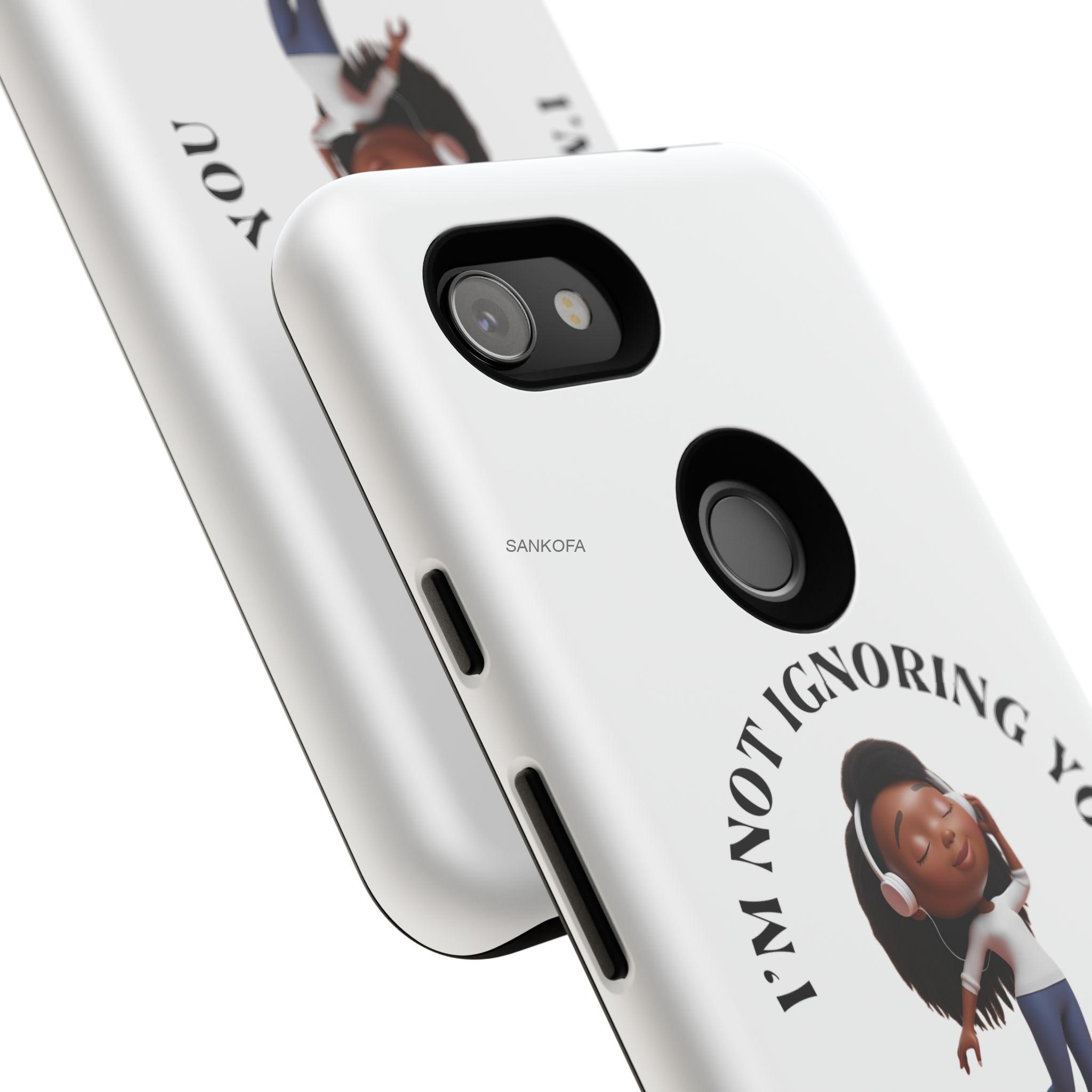 Happy Place Phone Case - 'I'm Not Ignoring You' Her - Image 217